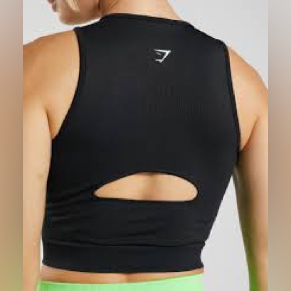 Gymshark Sweat Seamless Midi
Tank - Black - Small